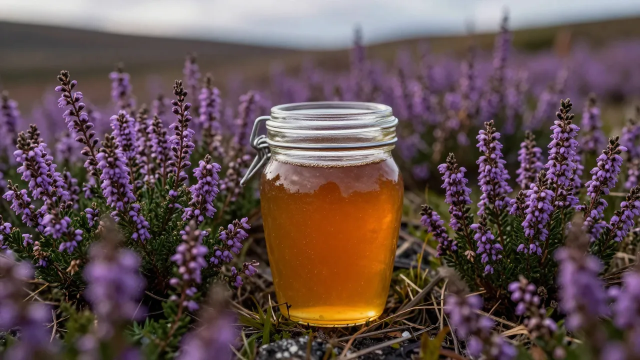 Thick and jelly-like, from the moor